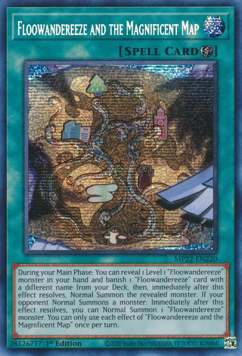 Floowandereeze and the Magnificent Map [MP22-EN220] Prismatic Secret Rare | Odin's Place