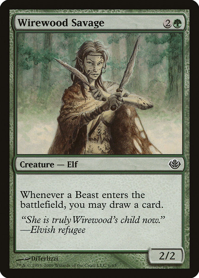 Wirewood Savage (6) [Duel Decks: Garruk vs. Liliana] | Odin's Place