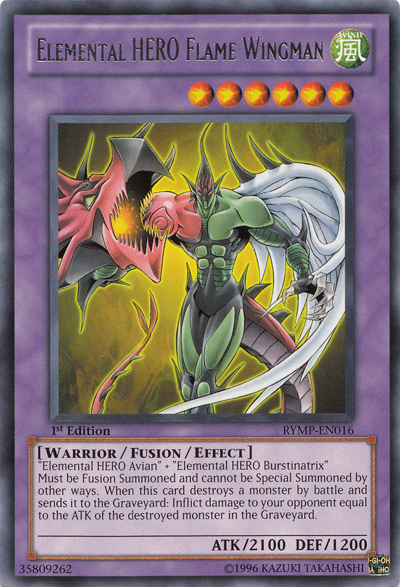 Elemental HERO Flame Wingman [RYMP-EN016] Rare | Odin's Place