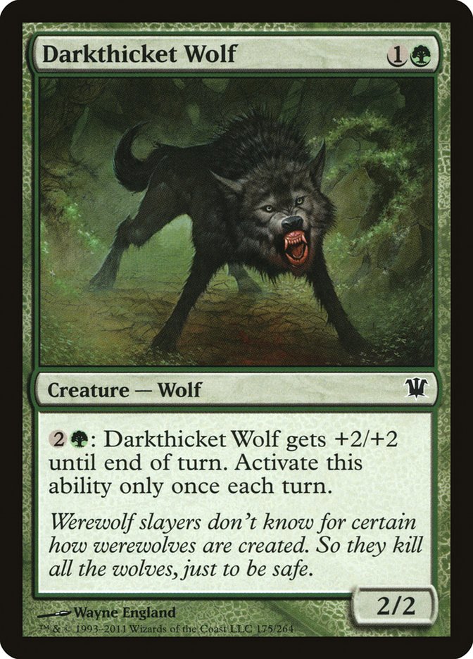 Darkthicket Wolf (175) [Innistrad] | Odin's Place