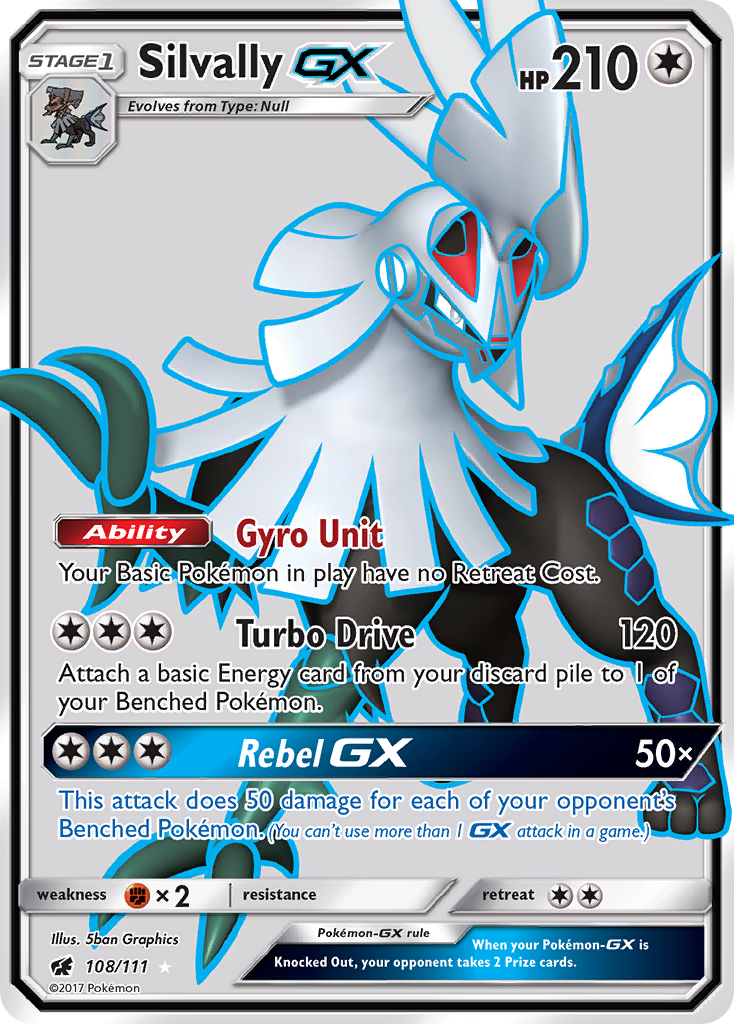 Silvally GX (108/111) [Sun & Moon: Crimson Invasion] | Odin's Place