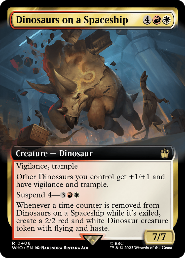 Dinosaurs on a Spaceship (Extended Art) [Doctor Who] | Odin's Place