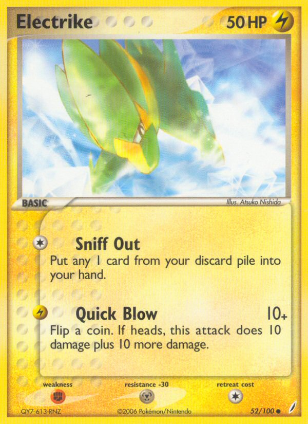 Electrike (52/100) [EX: Crystal Guardians] | Odin's Place