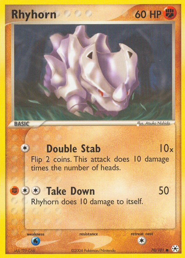Rhyhorn (70/101) [EX: Hidden Legends] | Odin's Place