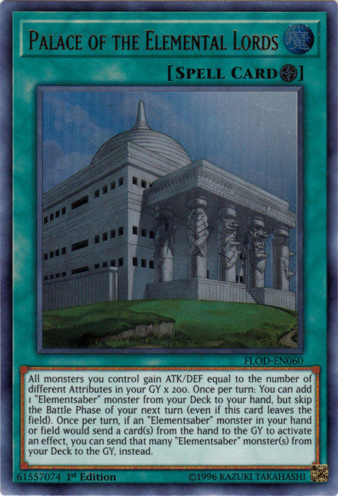 Palace of the Elemental Lords [FLOD-EN060] Ultra Rare | Odin's Place