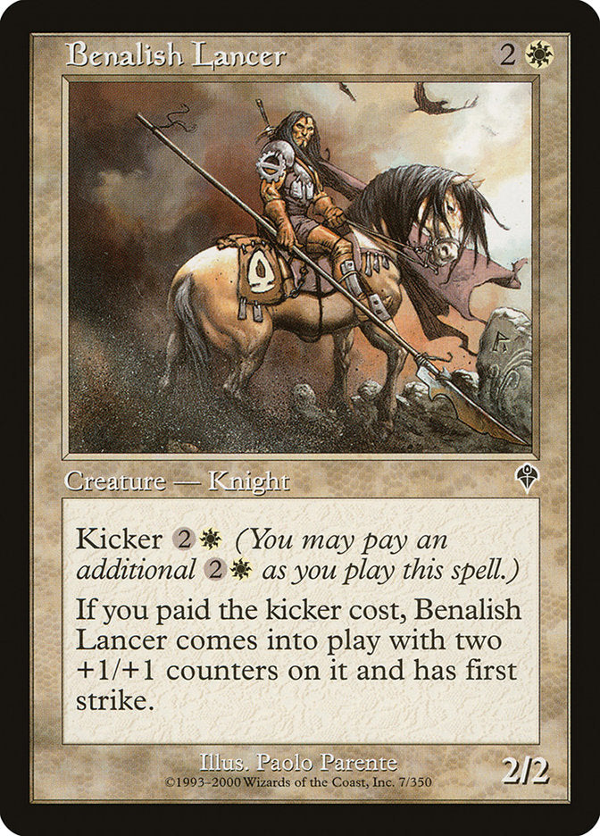 Benalish Lancer (7) [Invasion] | Odin's Place
