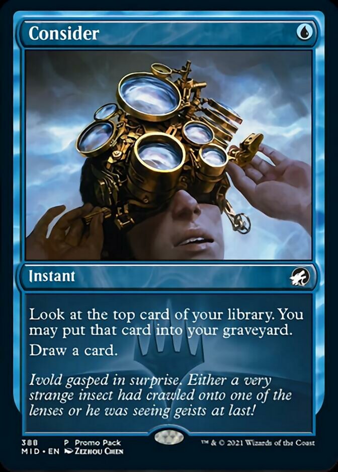 Consider (Promo Pack) [Innistrad: Midnight Hunt Promos] | Odin's Place
