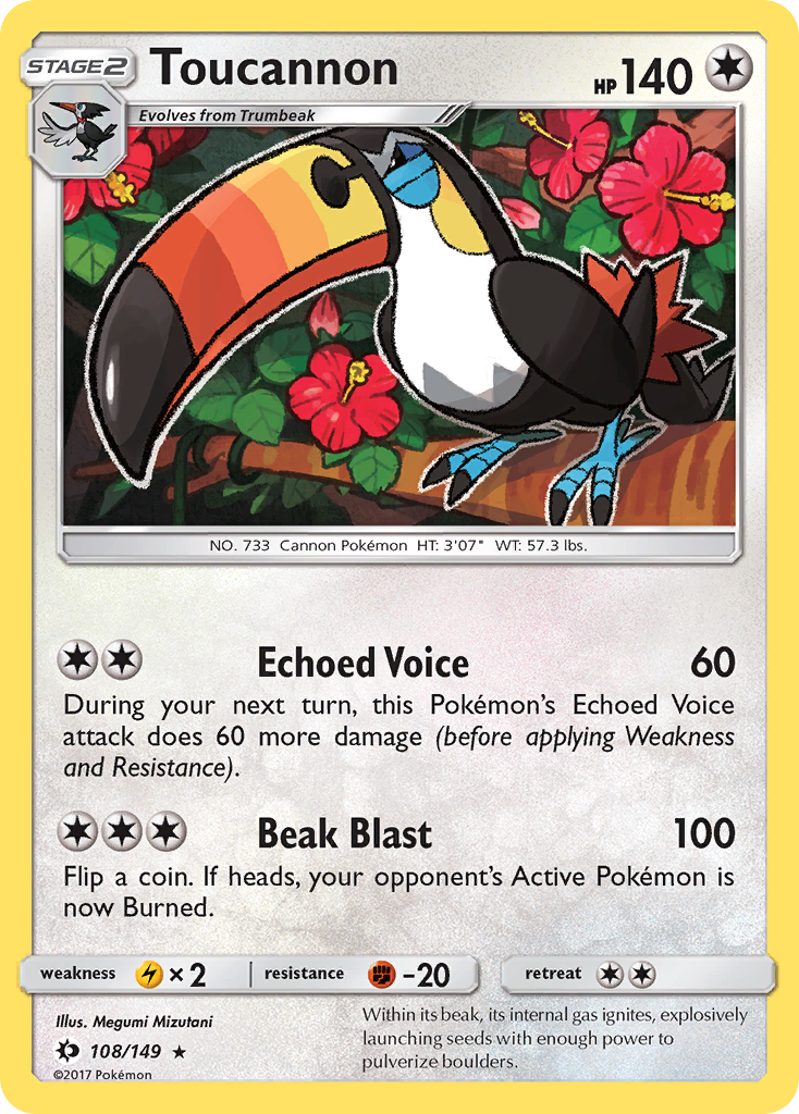Toucannon (108/149) [Sun & Moon: Base Set] | Odin's Place