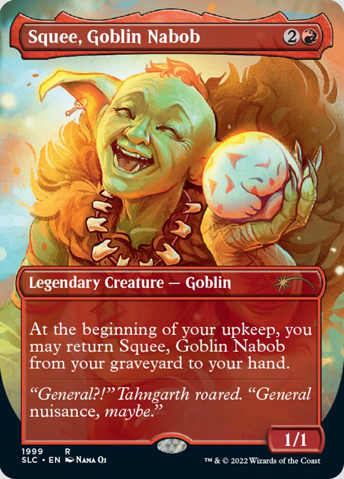 Squee, Goblin Nabob (Borderless) [Secret Lair 30th Anniversary Countdown Kit] | Odin's Place