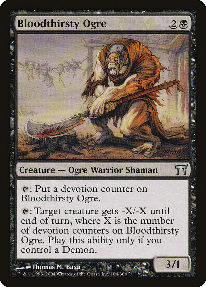 Bloodthirsty Ogre (104) [Champions of Kamigawa] | Odin's Place