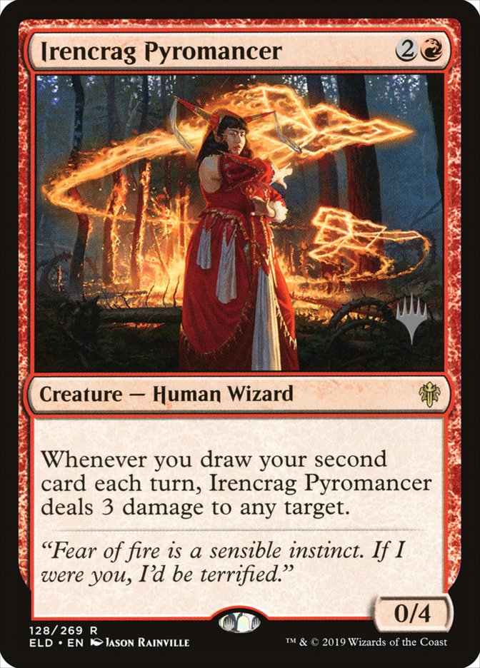 Irencrag Pyromancer (Promo Pack) [Throne of Eldraine Promos] | Odin's Place