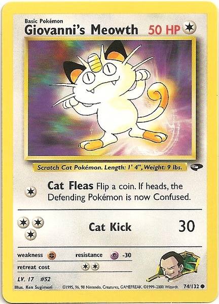 Giovanni's Meowth (74/132) [Gym Challenge Unlimited] | Odin's Place