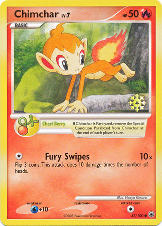 Chimchar (57/100) [Countdown Calendar Promos] | Odin's Place