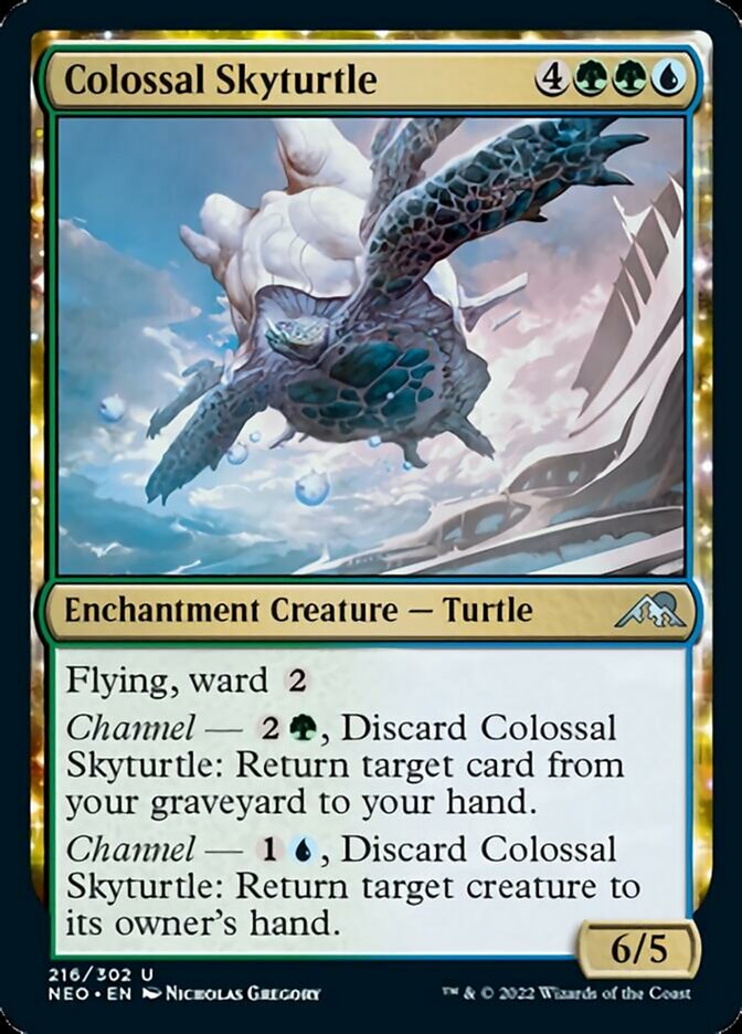 Colossal Skyturtle [Kamigawa: Neon Dynasty] | Odin's Place