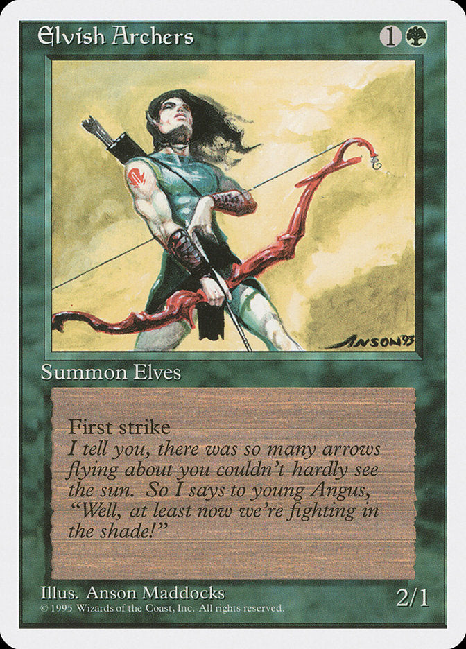 Elvish Archers [Fourth Edition] | Odin's Place