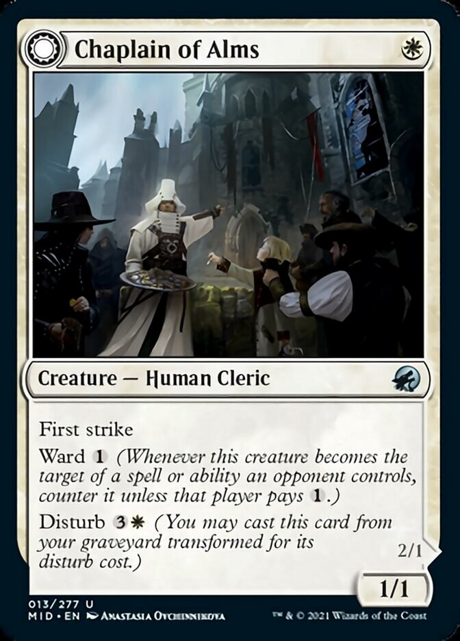 Chaplain of Alms // Chapel Shieldgeist [Innistrad: Midnight Hunt] | Odin's Place