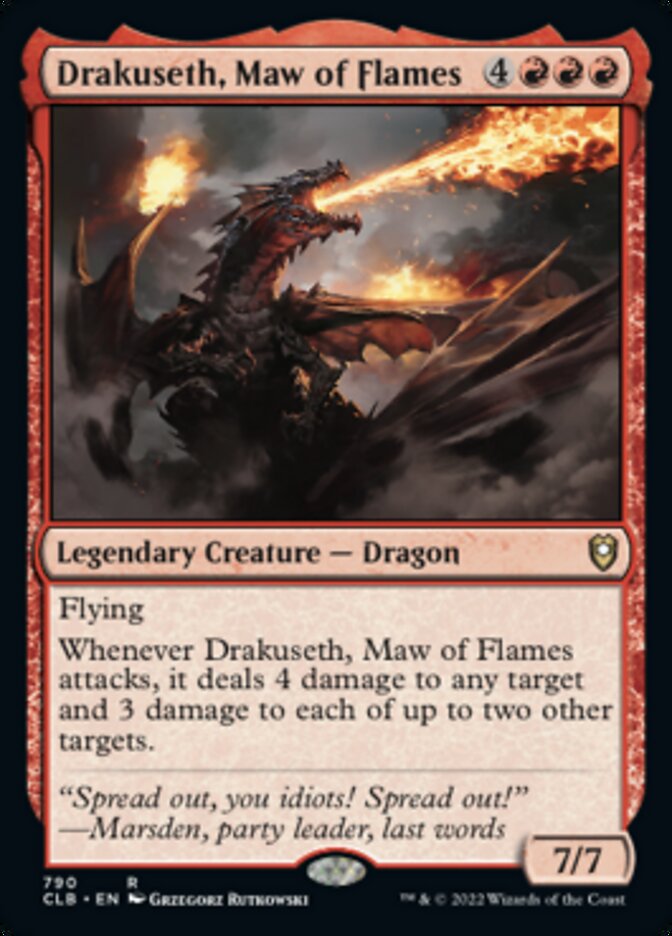 Drakuseth, Maw of Flames [Commander Legends: Battle for Baldur's Gate] | Odin's Place
