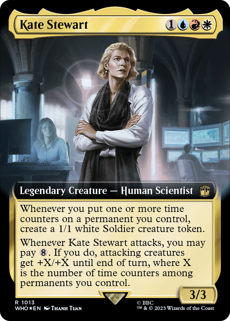 Kate Stewart (Extended Art) (Surge Foil) [Doctor Who] | Odin's Place