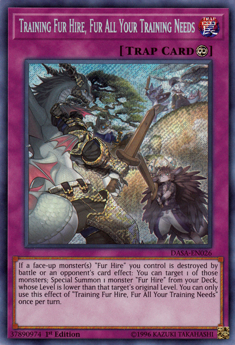 Training Fur Hire, Fur All Your Training Needs [DASA-EN026] Secret Rare | Odin's Place