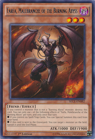 Farfa, Malebranche of the Burning Abyss [SECE-EN082] Rare | Odin's Place