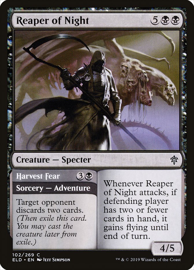 Reaper of Night // Harvest Fear [Throne of Eldraine] | Odin's Place