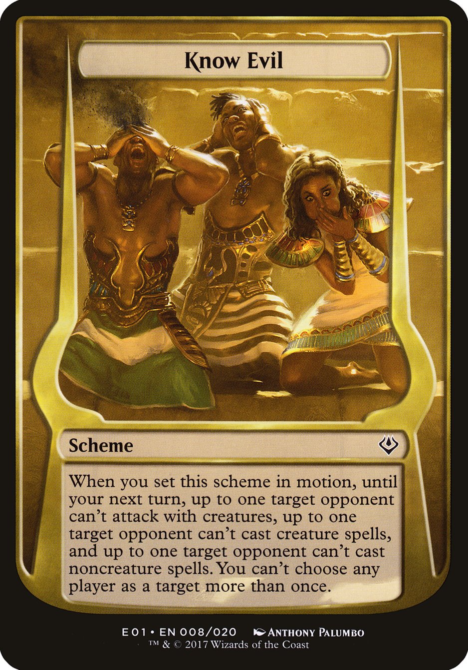 Know Evil (8) (Schemes) [Archenemy: Nicol Bolas Schemes] | Odin's Place