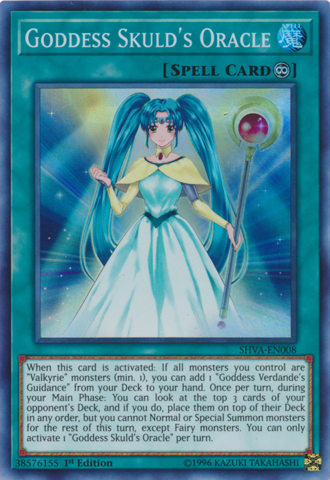 Goddess Skuld's Oracle [SHVA-EN008] Super Rare | Odin's Place