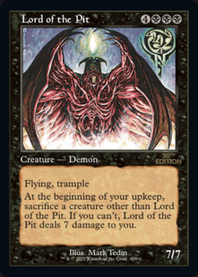 Lord of the Pit (Retro) [30th Anniversary Edition] | Odin's Place