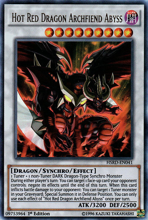Hot Red Dragon Archfiend Abyss [HSRD-EN041] Ultra Rare | Odin's Place