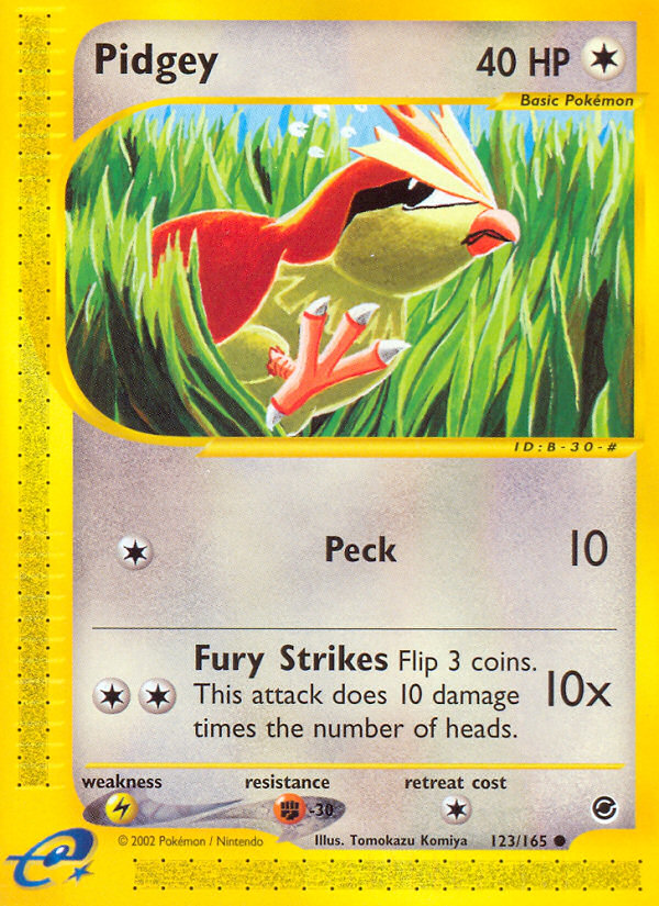 Pidgey (123/165) [Expedition: Base Set] | Odin's Place