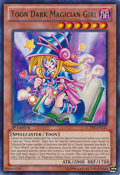 Toon Dark Magician Girl [LCYW-EN111] Rare | Odin's Place