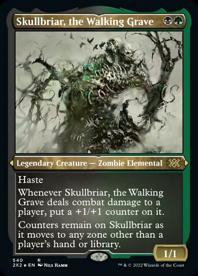 Skullbriar, the Walking Grave (Foil Etched) [Double Masters 2022] | Odin's Place