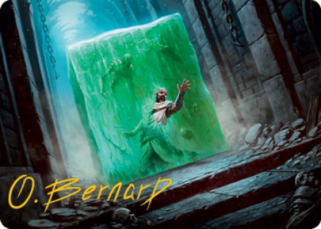Gelatinous Cube Art Card (Gold-Stamped Signature) [Dungeons & Dragons: Adventures in the Forgotten Realms Art Series] | Odin's Place