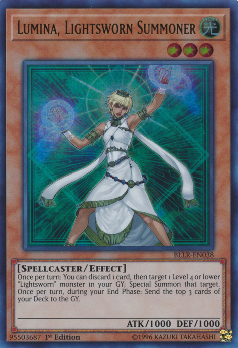 Lumina, Lightsworn Summoner [BLLR-EN038] Ultra Rare | Odin's Place