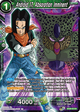 Android 17, Absorption Imminent (EX20-03) [Ultimate Deck 2022] | Odin's Place