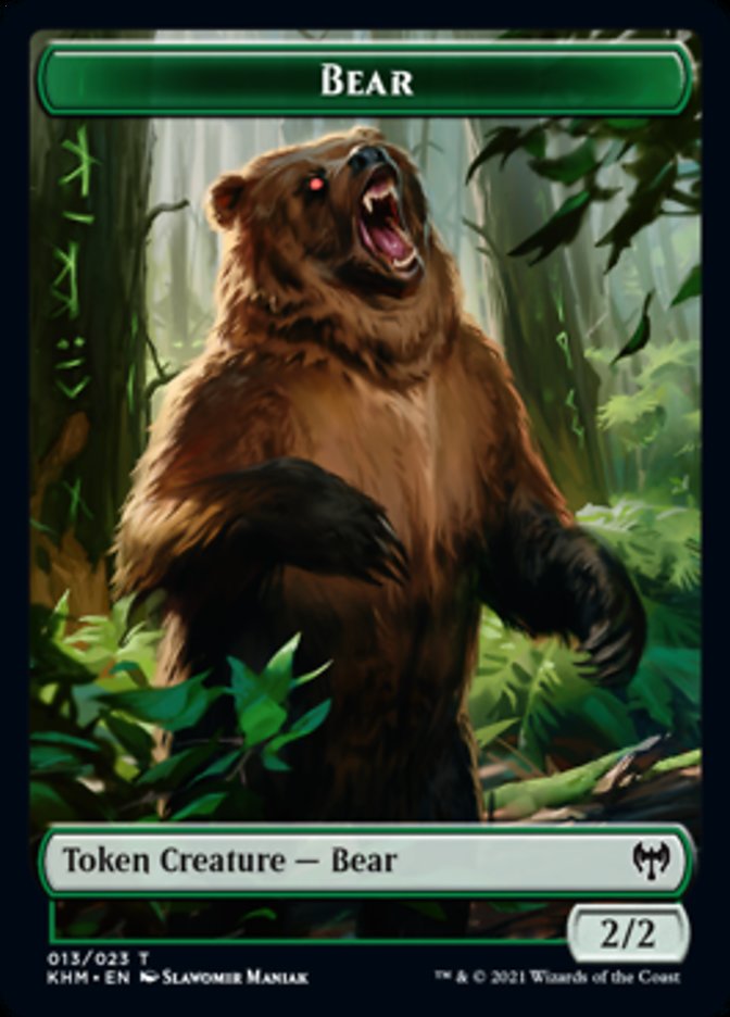 Bear Token [Kaldheim Tokens] | Odin's Place
