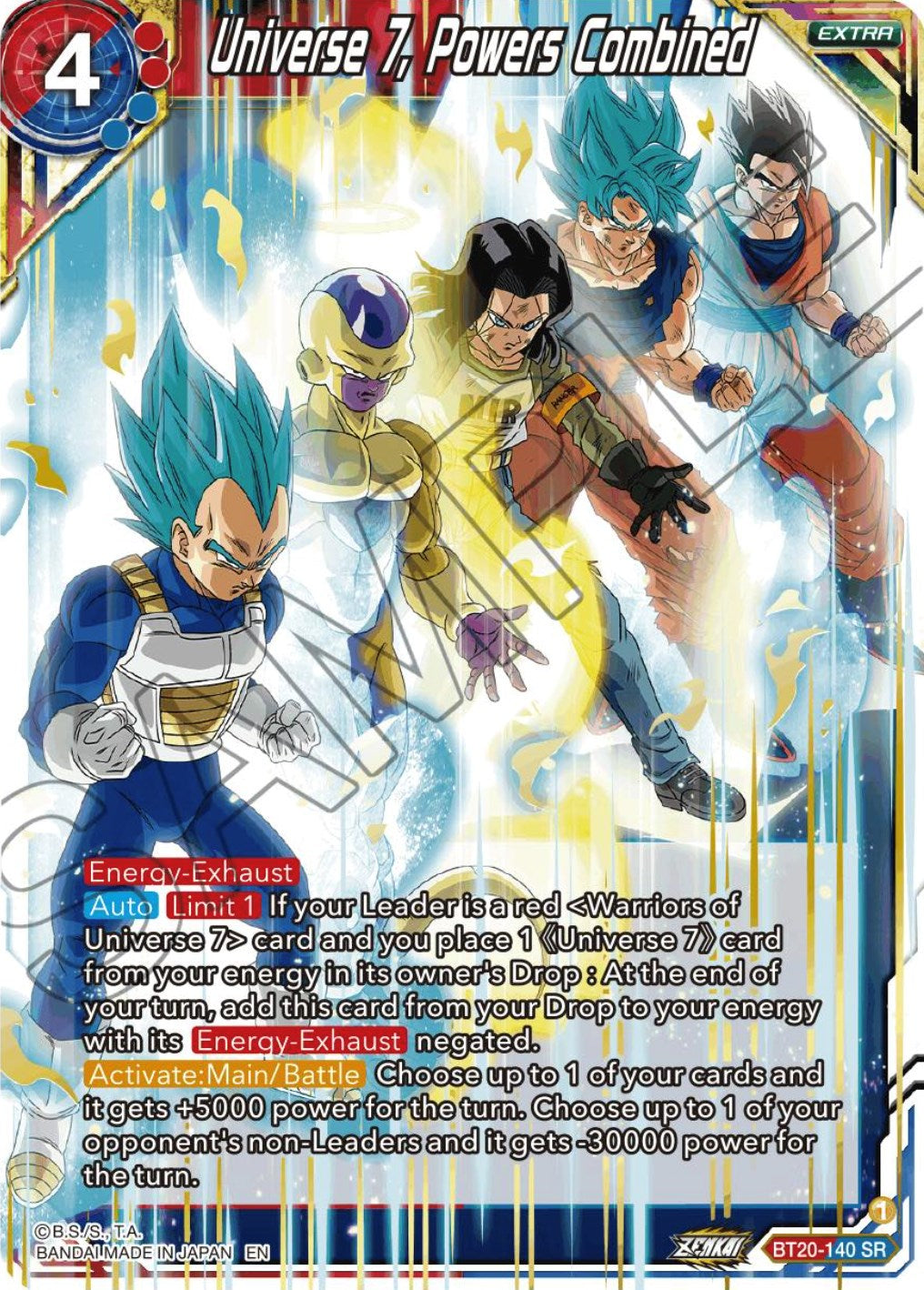 Universe 7, Powers Combined (BT20-140) [Power Absorbed] | Odin's Place