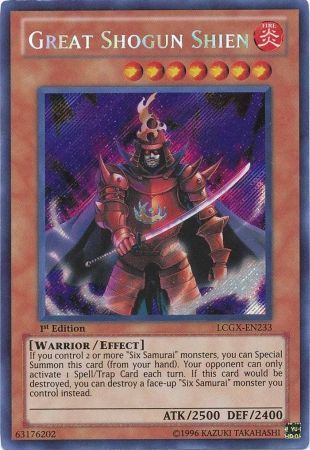 Great Shogun Shien [LCGX-EN233] Secret Rare | Odin's Place