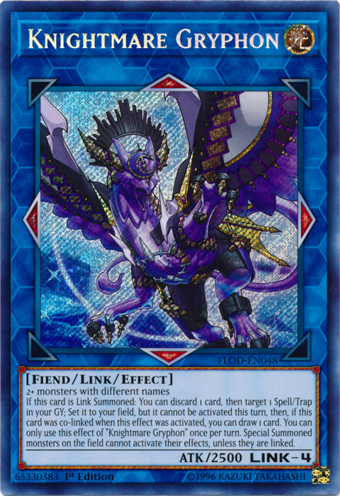 Knightmare Gryphon [FLOD-EN048] Secret Rare | Odin's Place