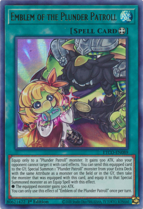 Emblem of the Plunder Patroll [ETCO-EN089] Ultra Rare | Odin's Place
