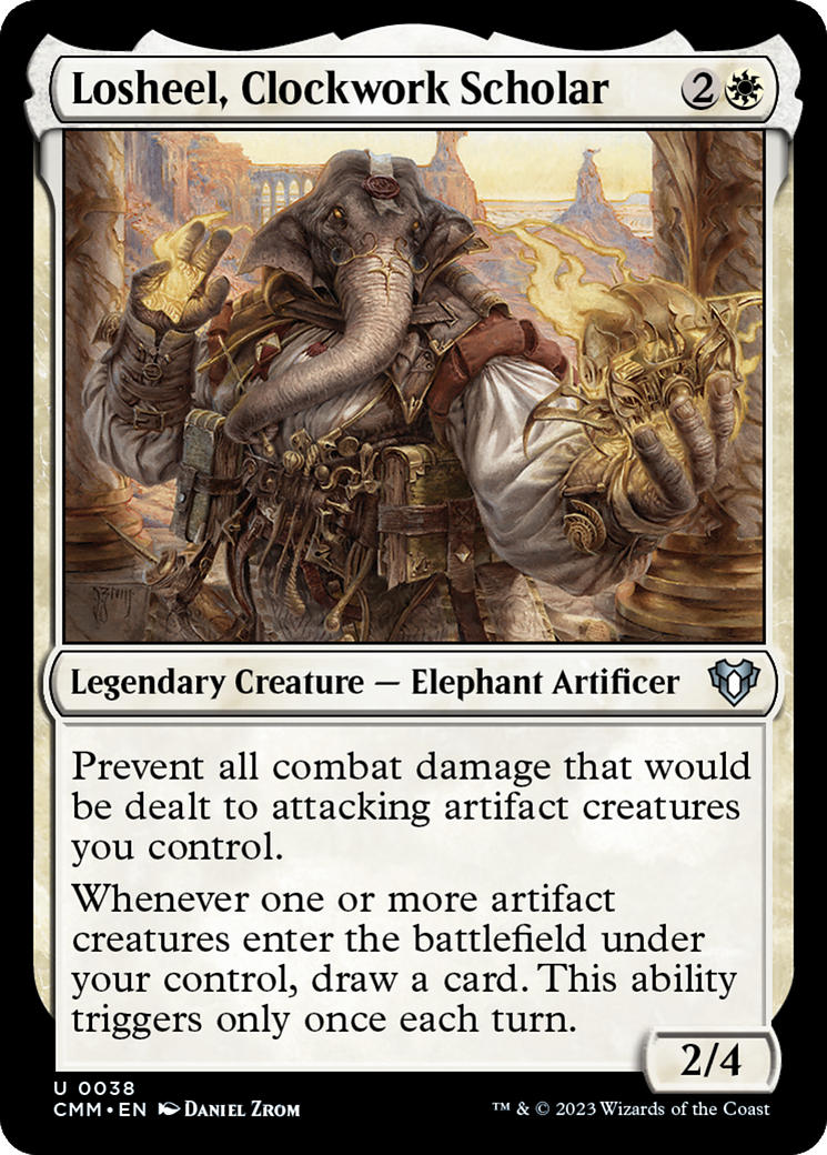 Losheel, Clockwork Scholar [Commander Masters] | Odin's Place