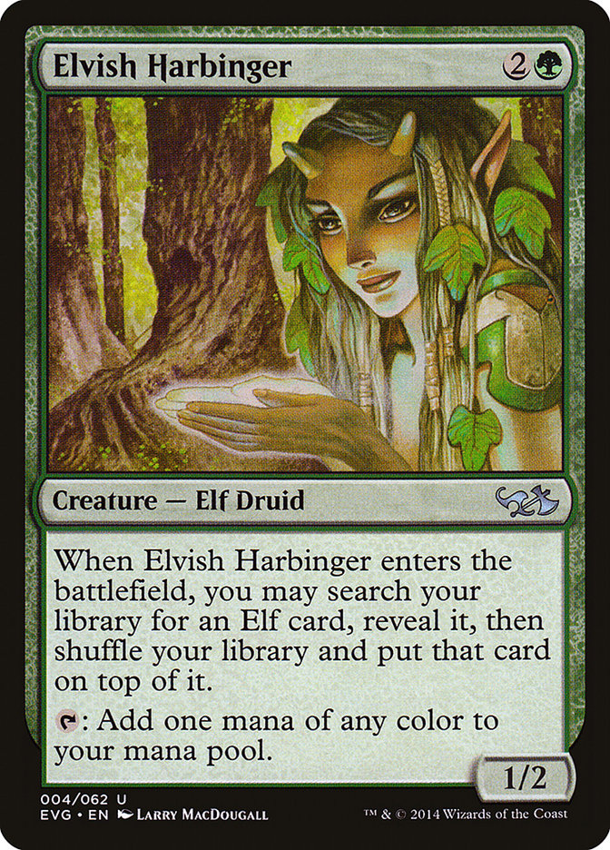 Elvish Harbinger (4) (Elves vs. Goblins) [Duel Decks Anthology] | Odin's Place