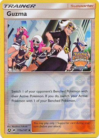 Guzma (115a/147) (Regional Championship Promo Staff) [Sun & Moon: Burning Shadows] | Odin's Place