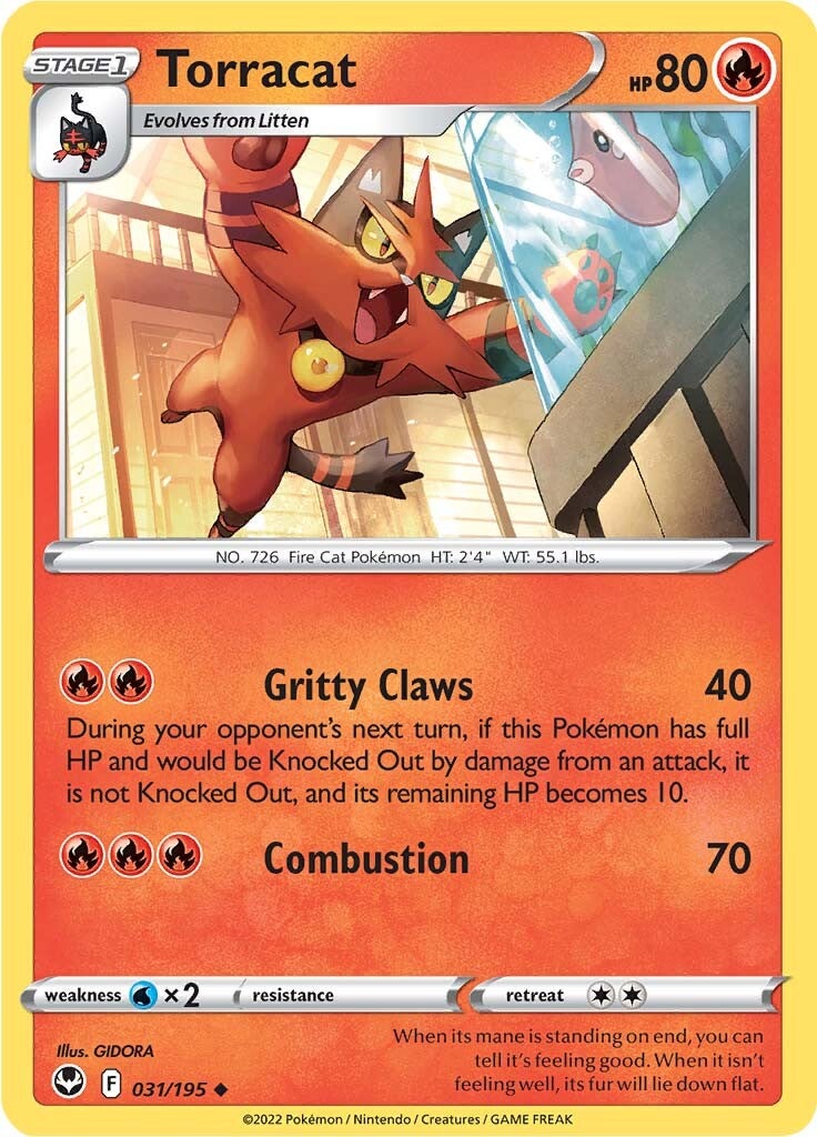 Torracat (031/195) [Sword & Shield: Silver Tempest] | Odin's Place