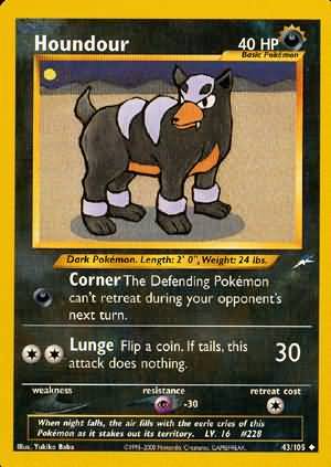 Houndour (43/105) [Neo Destiny Unlimited] | Odin's Place