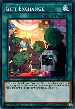 Gift Exchange [AC18-EN016] Super Rare | Odin's Place