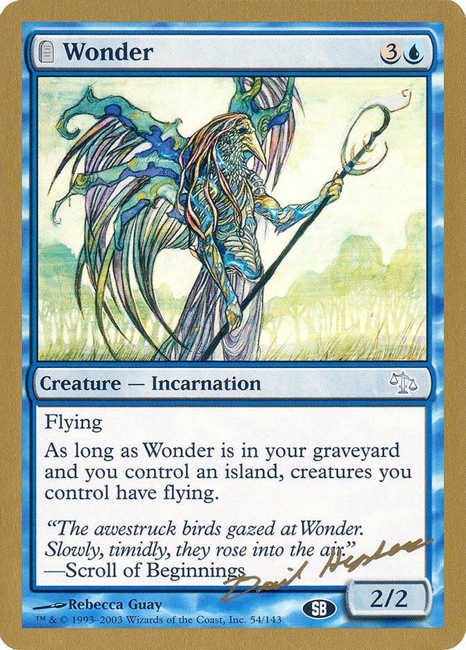Wonder (Dave Humpherys) (SB) [World Championship Decks 2003] | Odin's Place
