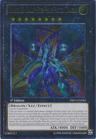 Number 62: Galaxy-Eyes Prime Photon Dragon [PRIO-EN040] Ultimate Rare | Odin's Place