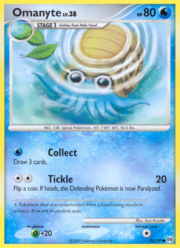 Omanyte (70/99) [Platinum: Arceus] | Odin's Place