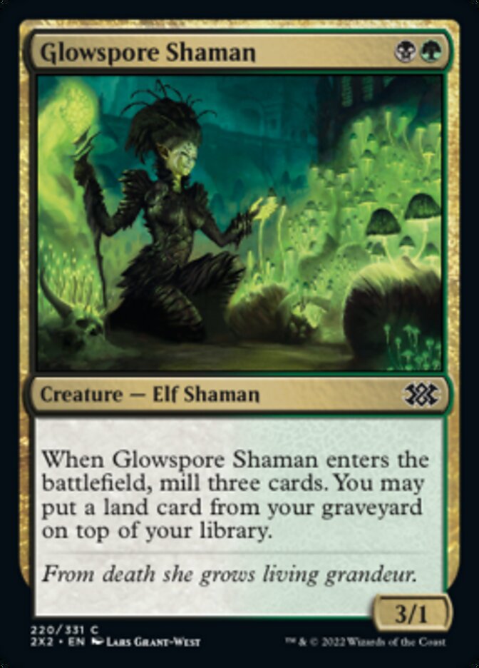 Glowspore Shaman [Double Masters 2022] | Odin's Place